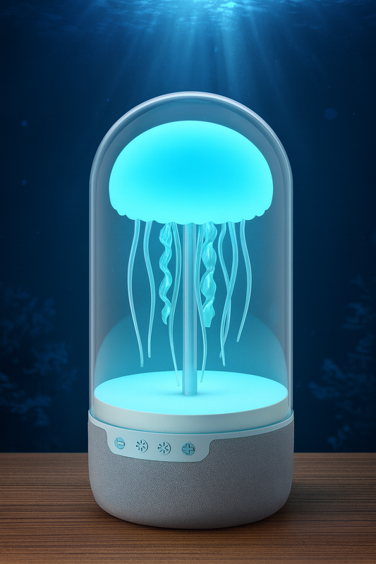 Altavoz LED de medusas que cambian de color